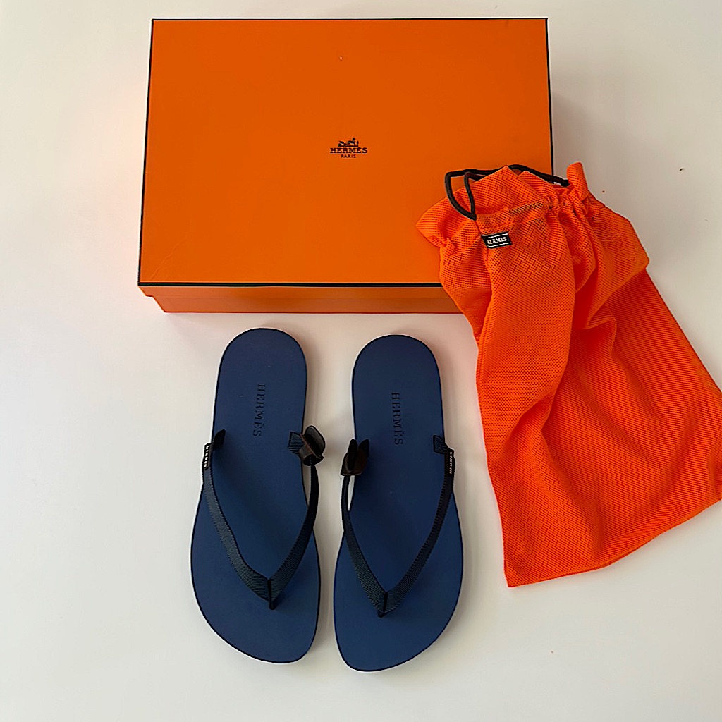 Authentic Hermes Sandals (Flip Flops).